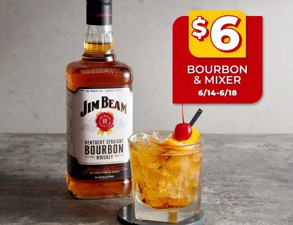 Ruby Tuesday Bourbon Mixer Deal